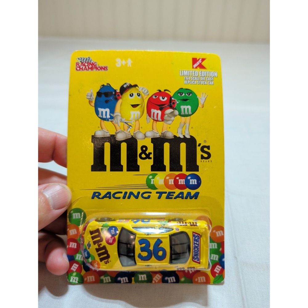 2002 M&M's #36 Ken Schrader Kmart Limited Edition 1/64 NASCAR Diecast New Card